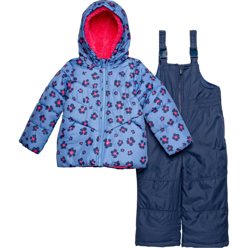 SALE Carter's Little Girls Jacket and Bibs Snowsuit